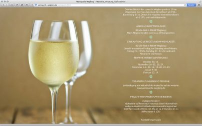 Weinquelle Webdesign 02