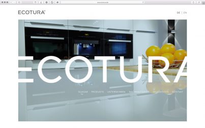 ecotura webdesign homepage